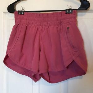 lululemon Pink Track That Mid-Rise Lined 3” Short